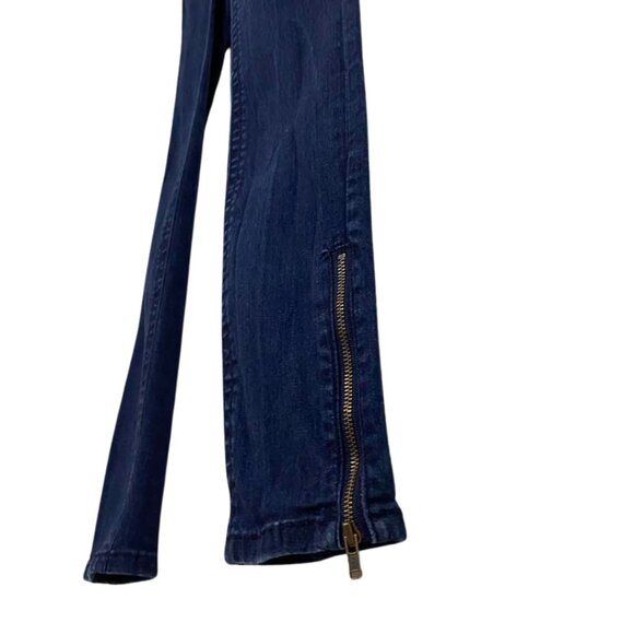 DKNY Jeggings Stretch Denim Jeans With Ankle and Leg Zippers Size 2 - Picture 5 of 13